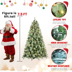 PVC Christmas Tree, Christmas Decorations (Option: Half of 15ft)