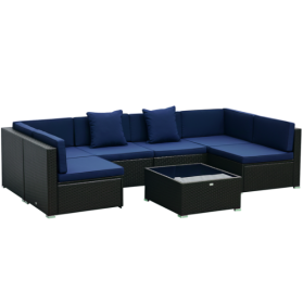 Sofa Chair (Option: Dark Brown Rattan)