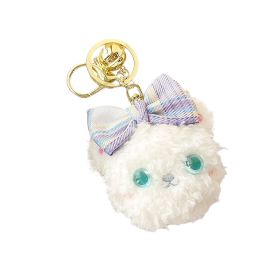 Small Bowknot Bear Keychain-Blue 5238 (Option: 6926398675238)