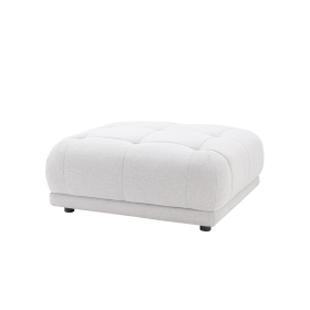 144  Sectional Couch Sofa With Ottoman,Soft Sofa Set With Ottoman For Home- Beige, Part Of Corner (Option: OttomanBeige)